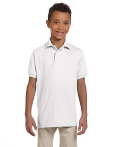 Jerzees Youth SpotShield Jersey Stylish T Shirt Casual Polo - 437Y - Picture 1 of 13