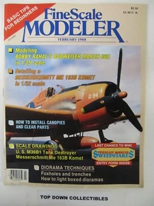 Fine Scale Modeler Magazine February 1988 International Color & Camouflage - Foto 1 di 2