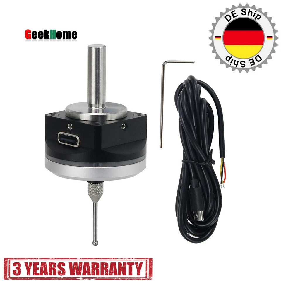 MARKENLOS V6 Model6 3D CNC Touch Probe Edge Finder Desktop 6mm-NO MACH3&GRBL #DE Ship