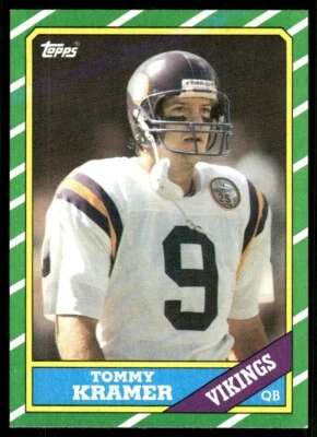 1986 Topps - Tommy Kramer #293 Foto 1 de 2