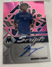 SHAEDON SHARPE 2022 Panini Basketball Chronicles Draft Picks PRIZM RC AUTO