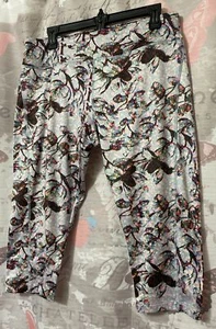 LuLaRoe Women’s Multicolor Capri Colorful Leggings Sz XL - Picture 1 of 7