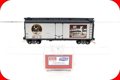 N Scale NASA ***APOLLO 11 MOON LANDING BOX CAR*** Micro Trains NSE 11-02 ***RARE - Image 1 of 4