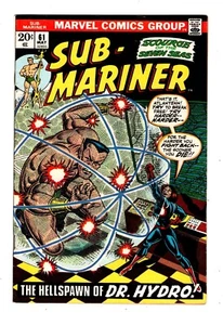 SUB-MARINER 61 (VF+ 8.5) BILL EVERETTS LAST PUBLISHED ART / NAMORITA /BRONZE AGE - Picture 1 of 2