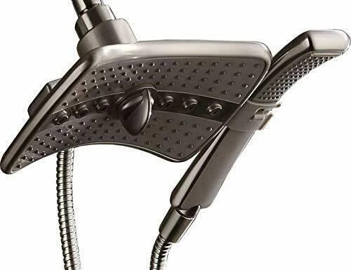 Bright Showers Multi Function Rain Shower Head Gray - PSS3919-06