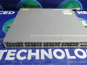 Cisco WS-C3850-48W-S V05 Switch - 48 Ports, PoE, Tech Tested, Warrantied - Picture 1 of 7