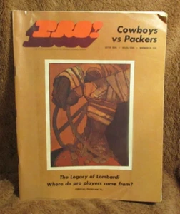 Pro! Magazine Cowboys VS Packers Program 1970 Football Legacy of Lombardi - Picture 1 of 7