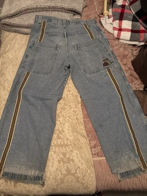 Pantalones de mezclilla JNCO vintage firmados por Head And Fieldy Of Korn talla 36w 33L Foto 1 de 4