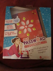 NEW Mattel My Password Journal Electronic Voice Activated Diary, Pink - Picture 1 of 7