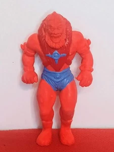 1984 Mattel MOTU He Man Masters of the Universe Beast Man Rubber Eraser Figure - Picture 1 of 6