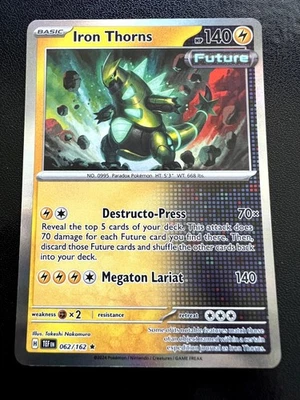 Iron Thorns Rare SV05: Temporal Forces Holo 062/162 NM - Image 1 of 2