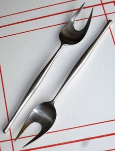 1 o más tenedores para servir ensaladas o carne Lauffer Design 3 Noruega Mid-Century modernos - Imagen 1 de 6