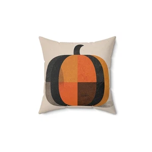 Halloween Abstrakt Kürbis Dekokissen und Bezug Spooky Home Decor Kissen - Bild 1 von 13
