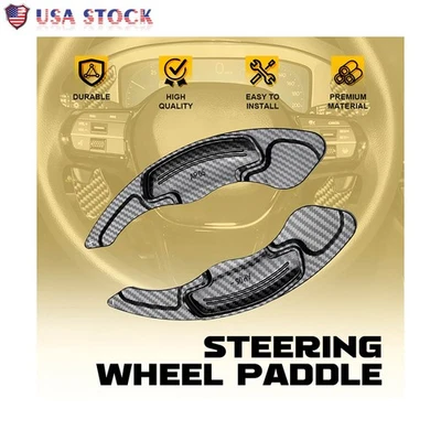 Cambio de paleta de volante de fibra de carbono 2 piezas para Honda Insight ZE4 2019-2022 Foto 1 de 4