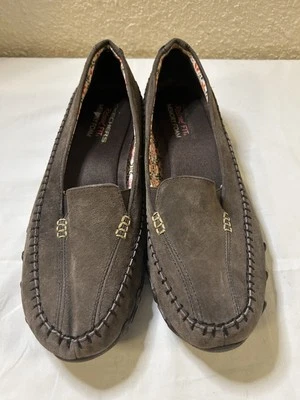 Zapato Mocasín Skechers Calce Relajado Espuma con Memoria Marrón Imitación (Gamuza) Damas Talla 9 Foto 1 de 4