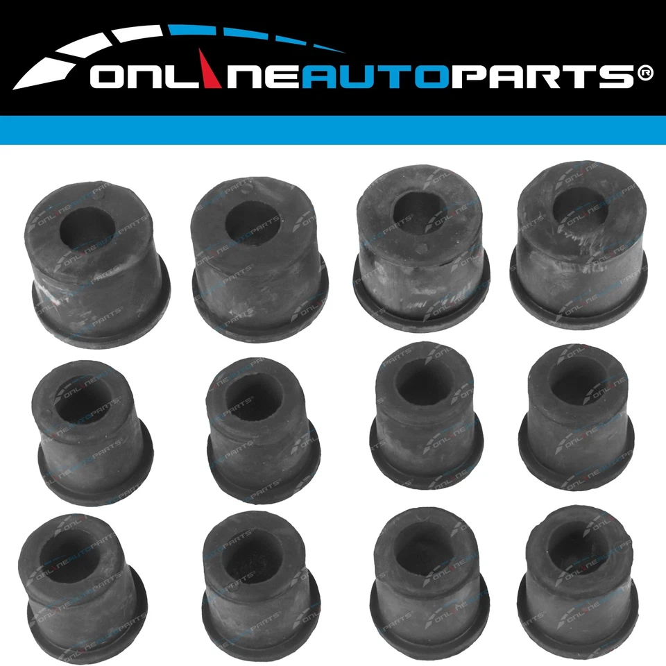 Rear Leaf Spring Rubber Bush Kit for Holden Rodeo 2wd Shackle TF TFR TFS RA R9 - image 1 of 1