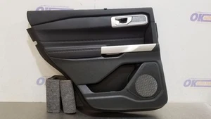 21 2021 FORD EXPLORER LIMITED DOOR TRIM PANEL REAR LEFT DRIVER BLACK - Picture 1 of 12