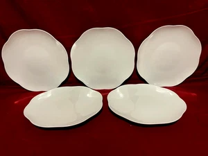 La Rochelle Bone China 5er Set weiß überbackene Salatteller 8 1/4" - Bild 1 von 2