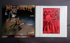 MEGADETH So Far, So Good... So What! CAPITOL RECORDS LP EST2053! - Picture 1 of 20