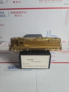 Hallmark Models HO Brass Custom SD-9 Diesel Locomotive EMD - Picture 1 of 24