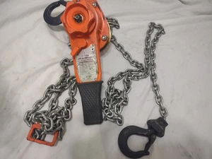 CM Model 653 3/4 Ton Lever Chain Hoist Series 653 Columbus McKinnon F5 - Picture 1 of 7