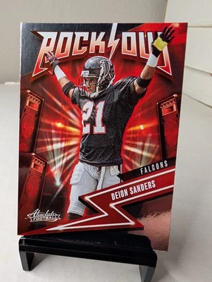 2023 Panini Absolute - Rock Out Deion Sanders #5 Falcons - Image 1 of 2