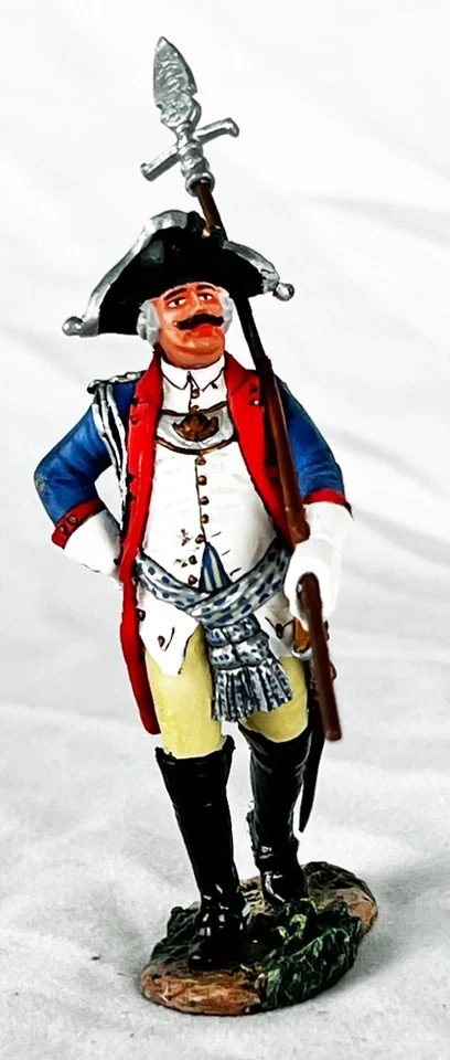 Rey y País Revolución Americana-Regimiento de Oficial de Arpillera Erbprinz Foto 1 de 1