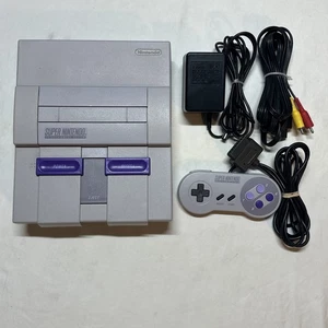 Consola Sistema de Entretenimiento Super Nintendo Original Videojuego SNES SNS-001 - Imagen 1 de 8