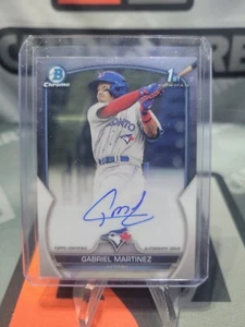 2023 Bowman Chrome GABRIEL MARTINEZ 1st Bowman auto Toronto Blue Jays - Picture 1 of 2