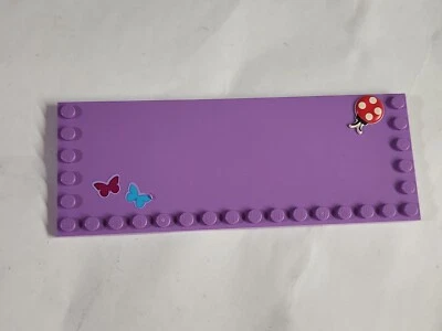 LEGO part 6205 Medium Lavender Plate Special 6x16 Studs on 3 Edges 41037 41133 - Image 1 of 4