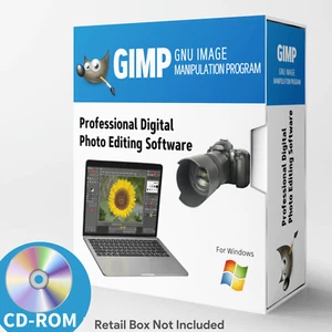NEW PRO Photo Graphic Design Image Editing Software-GIMP w/ Photo shop Guide CD - Picture 1 of 14