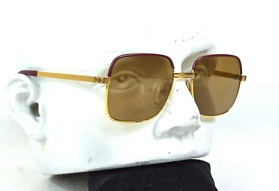 NOS CHRISTIAN DIOR MONSIEUR SUNGLASSES VINTAGE 70s SQUARE AUSTRIA  2329 43 - Image 1 of 4