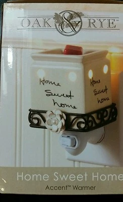 Accent Warmer HOME SWEET HOME Fragrance Warmer Beige Ceramic - Image 1 of 4