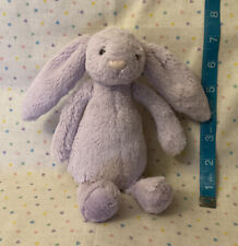 Jellycat Small Bashful Lavender Purple Bunny Rabbit Stuffed Beanbag Plush 7”