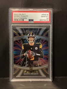 2022 Panini Select Kenny Pickett Phenomenon #PHE16 RC PSA 10 Steelers Eagles - Bild 1 von 2