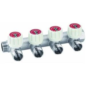COLLETTORE ARTECLIMA SANITARIO MODULARE CON VALVOLE 1" E 3/4" RAME MULTISTRATO - Foto 1 di 4