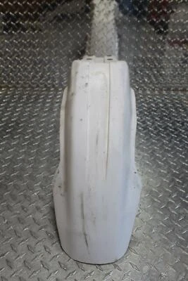 YAMAHA WR250 WR250Z YZ125 YZ250 WHITE FRONT WHEEL FENDER COWL FAIRING - Image 1 of 4
