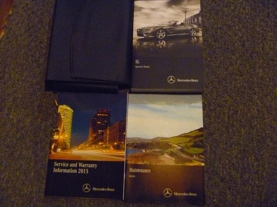 Mercedes Benz SL400 SL550 2015 y SL63 SL65 AMG convertible conjunto manual del dueño Foto 1 de 1