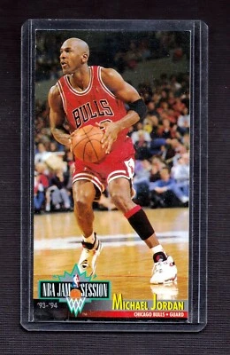 1993-94 NBA Jam Session #33 Michael Jordan Chicago Bulls 2 1/2" X 4 5/8" - Image 1 of 2