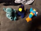 Vintage Lot Of 3 Meanies Plush Toys New With Tags