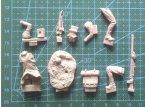 1/32 Resin Figure Model Kit Prussian Soldier Infantry Napoleonic Wars Unpainted - Picture 1 of 4