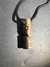 Wooden Tiki Pendant