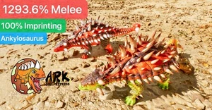 ark survival ascended pve 1293.6% Melee Ankylosaurus, 100% Imprinting Ankylo