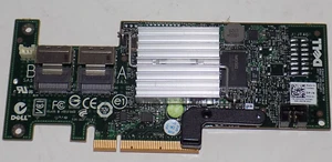 Dell 0H215J , H215J PCIe SAS Raid Controller Card -WORKING PULL - Picture 1 of 6