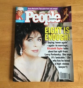 People Magazine March 4, 1996 Elizabeth Taylor Cover No Label Newsstand - Imagen 1 de 2