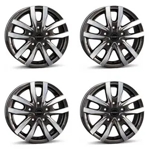 4 Borbet Wheels CW5 7.5x18 ET35 5x127  for Jeep Commander Grand Cherokee Wrangle - Picture 1 of 5