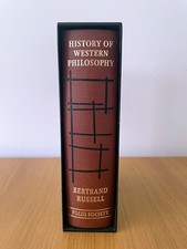 History of Western Philosophy - Bertrand Russell - Folio Society - Leatherbound