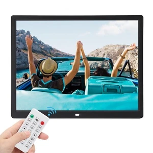 15" Digital Picture Frame with HD IPS Screen Supports up to 16GB Storage Cards - Picture 1 of 9