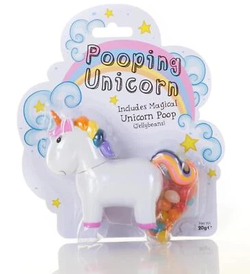 BOXER GIFTS Pooping Unicorn - Dispenses Tasty Poop Candy Jelly Beans - Child Novelty Toy