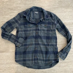 Carhartt Flannel Button Down Shirt Size S 4/6 A1 - Picture 1 of 4
